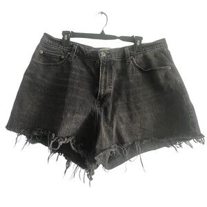Abercrombie &‎ Fitch The 90’s Relaxed Cutoff Shorts High Rise Size 16